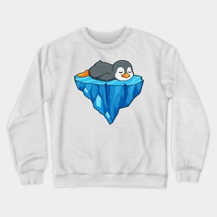 Penguin on Ice floe Crewneck Sweatshirt